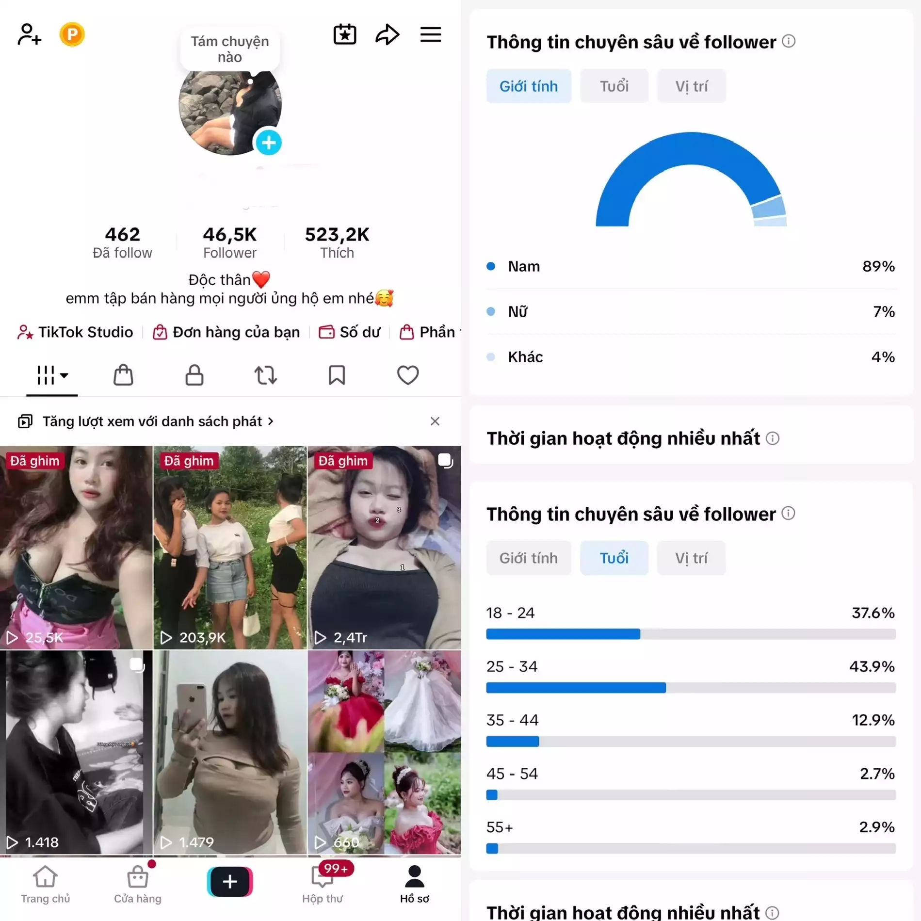 Account TikTok thật, chất lượng cao – tương tác mượt, lên xu hướng dễ. Đổi được Tên - Avt - Username. Trắng thông tin, hỗ trợ liên kết thông tin chính chủ.