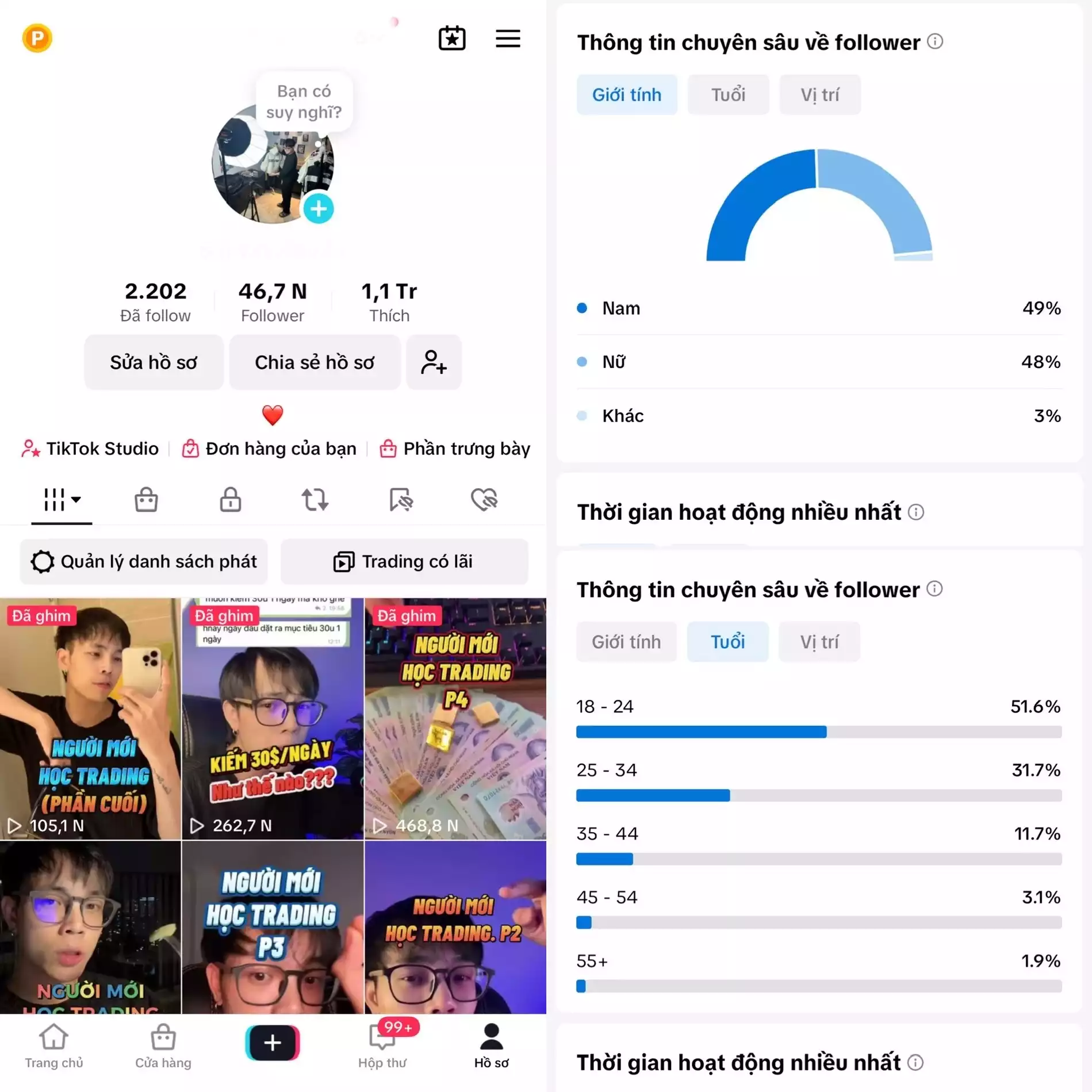 Account TikTok thật, chất lượng cao – tương tác mượt, lên xu hướng dễ. Đổi được Tên - Avt - Username. Trắng thông tin, hỗ trợ liên kết thông tin chính chủ.