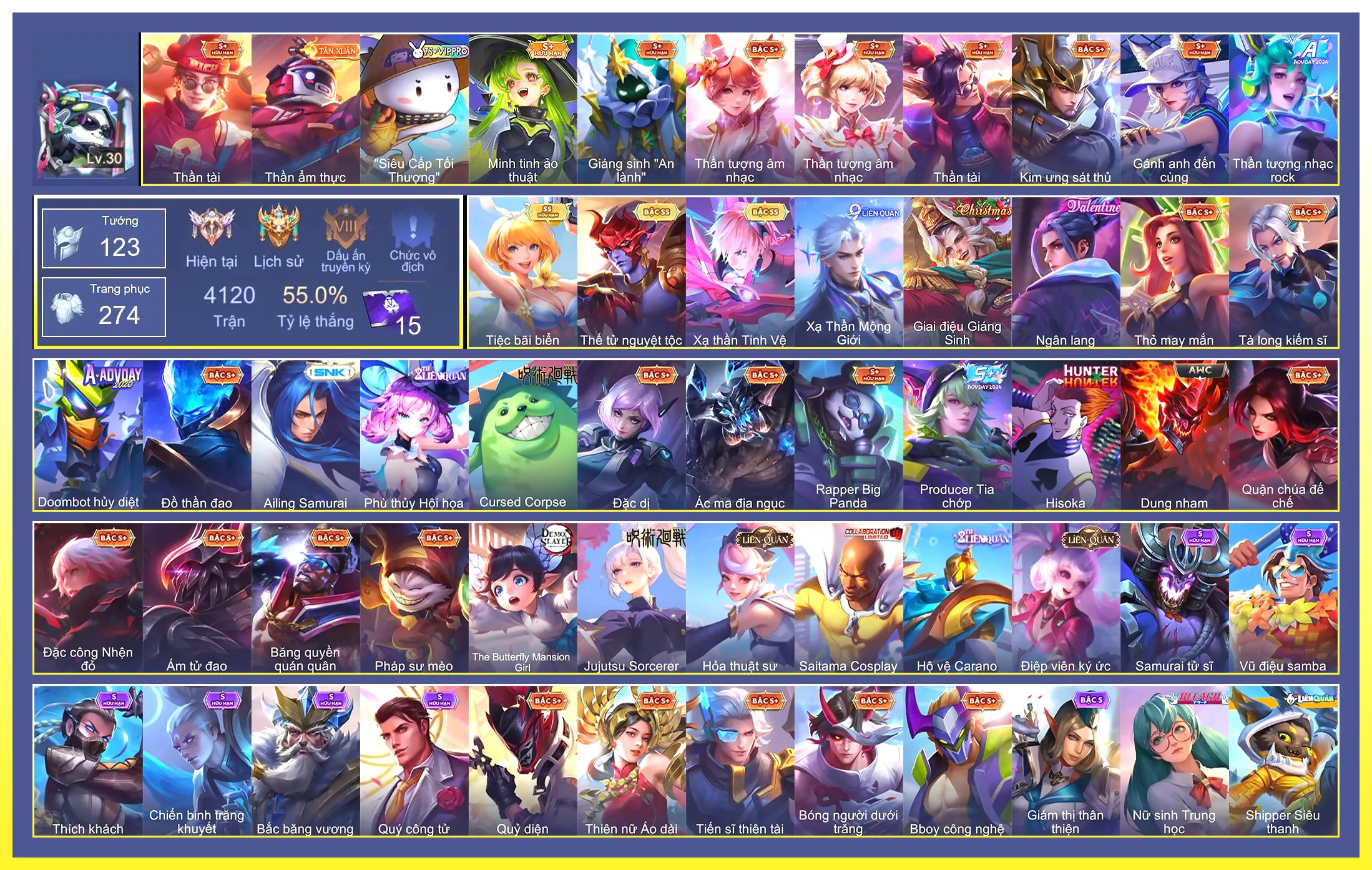Yorn Thế Tử Nguyệt Tộc, Violet Tiệc bãi biển, Laville Xạ Thần Tinh Vệ…