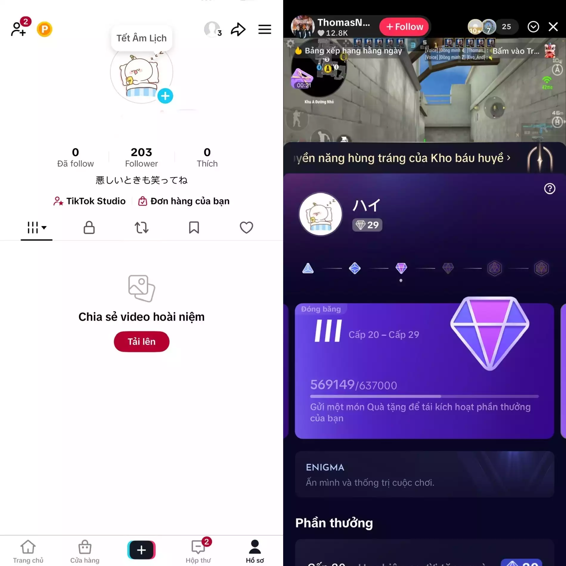 Cấp level 29 - Account TikTok thật, . Đổi được Tên - Avt - Username. Trắng thông tin, hỗ trợ liên kết thông tin chính chủ.