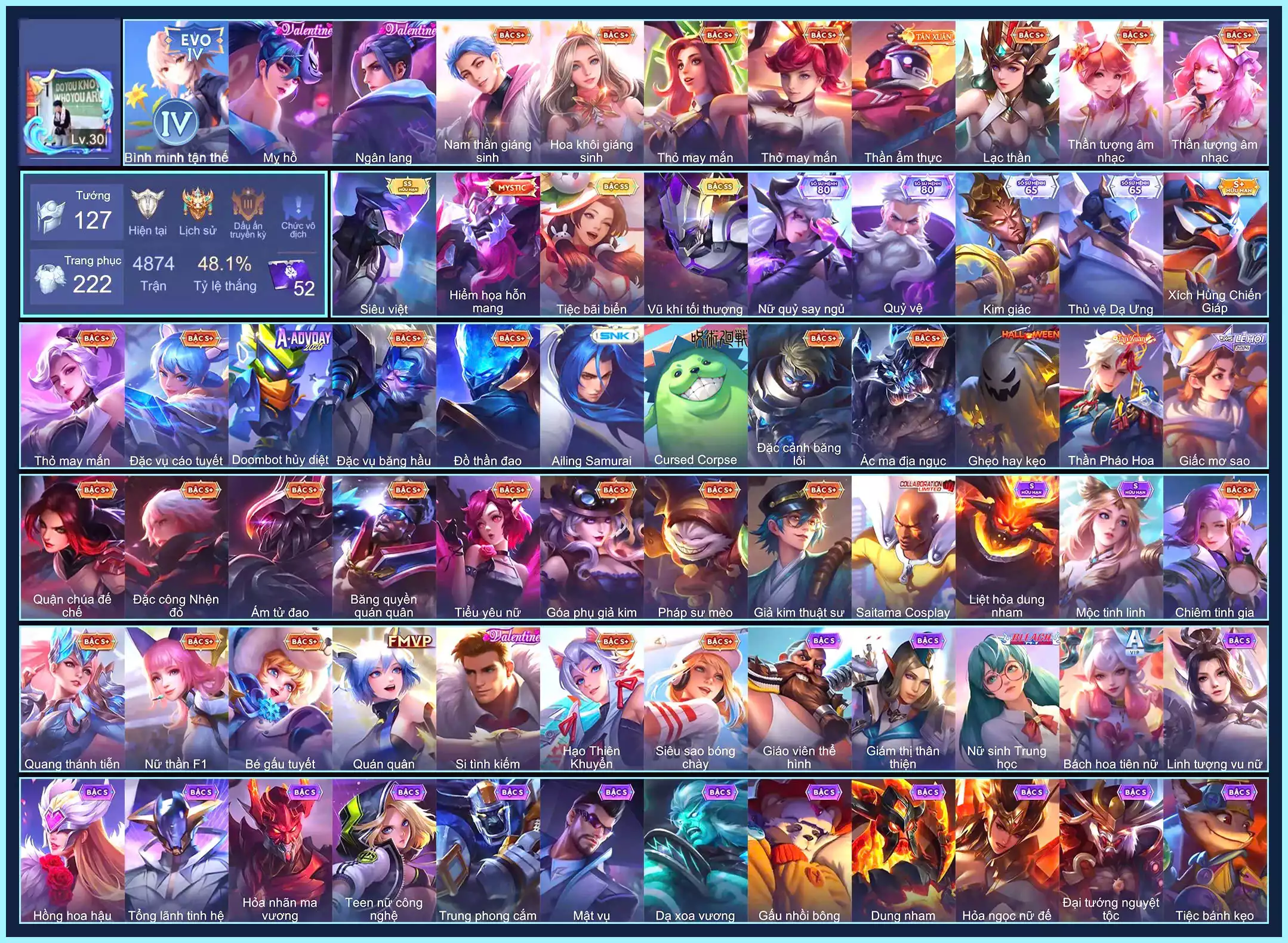 BUT EVO 4, Valhein Vũ khí tối thượng, Điêu Thuyền Tiệc bãi biển, Zephys Siêu việt...