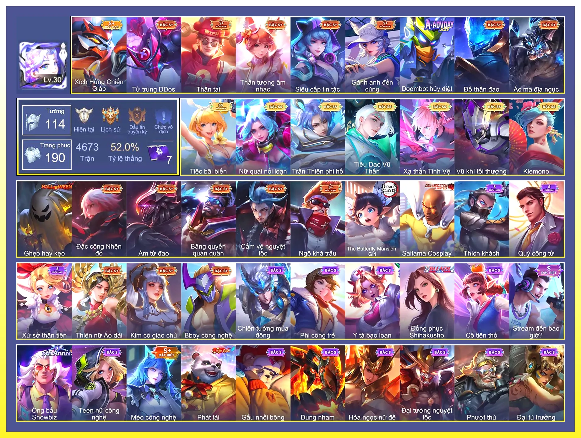 Valhein Vũ khí tối thượng, Violet Tiệc bãi biển, Butterfly Nữ Quái Nổi Loạn, Airi Kiemono, Tulen Tiêu Dao Vũ Thần, Elsu Trấn thiên phi hồ, Laville Xạ Thần Tinh Vệ…