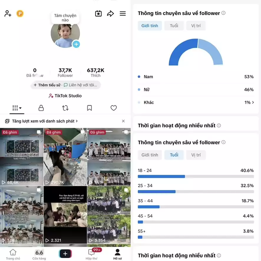 Account TikTok thật, chất lượng cao – tương tác mượt, lên xu hướng dễ. Đổi được Tên - Avt - Username. Trắng thông tin, hỗ trợ liên kết thông tin chính chủ.
