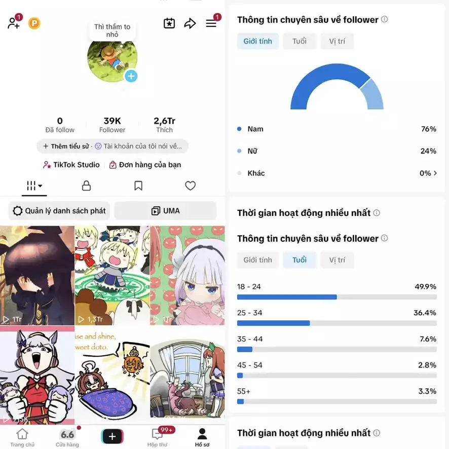 Account TikTok thật, chất lượng cao – tương tác mượt, lên xu hướng dễ. Đổi được Tên - Avt - Username. Trắng thông tin, hỗ trợ liên kết thông tin chính chủ.