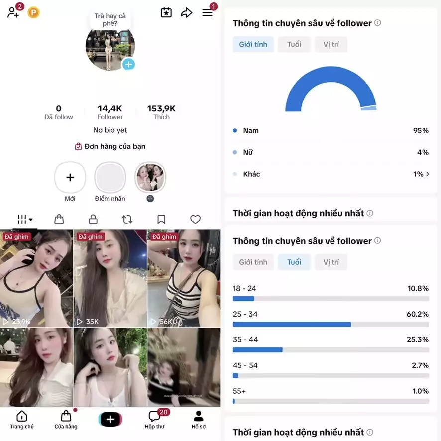 Account TikTok thật, chất lượng cao – tương tác mượt, lên xu hướng dễ. Đổi được Tên - Avt - Username. Trắng thông tin, hỗ trợ liên kết thông tin chính chủ.