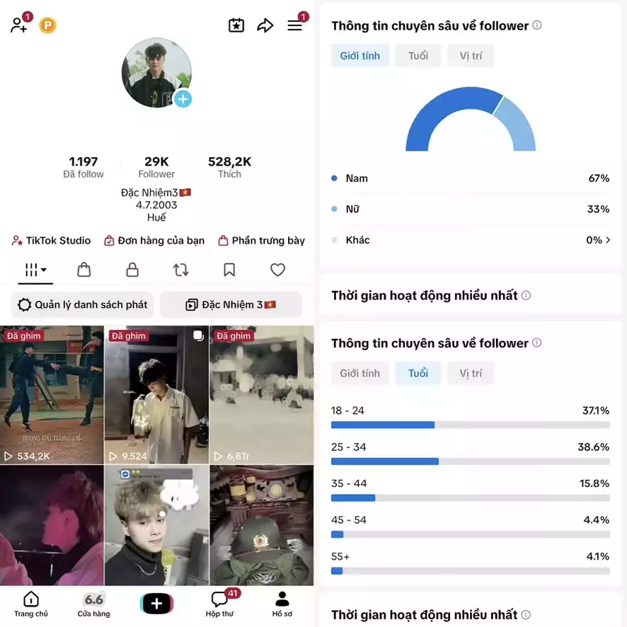 Account TikTok thật, chất lượng cao – tương tác mượt, lên xu hướng dễ. Đổi được Tên - Avt - Username. Trắng thông tin, hỗ trợ liên kết thông tin chính chủ.