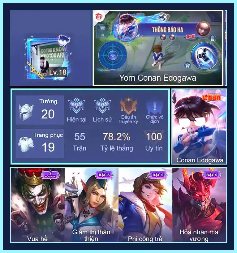 Yorn Conan Edogawa...trắng thông tin