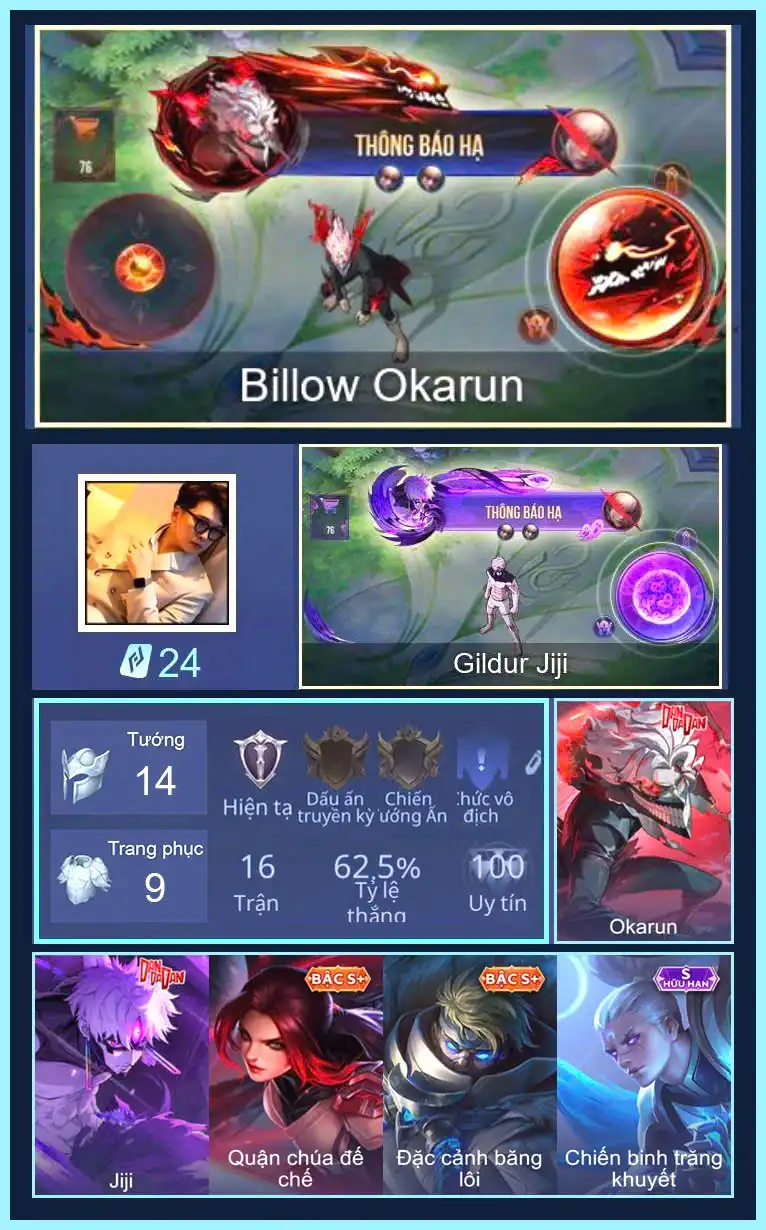 Billow Okarun full phụ kiện, Gildur JiJi full phụ kiện...