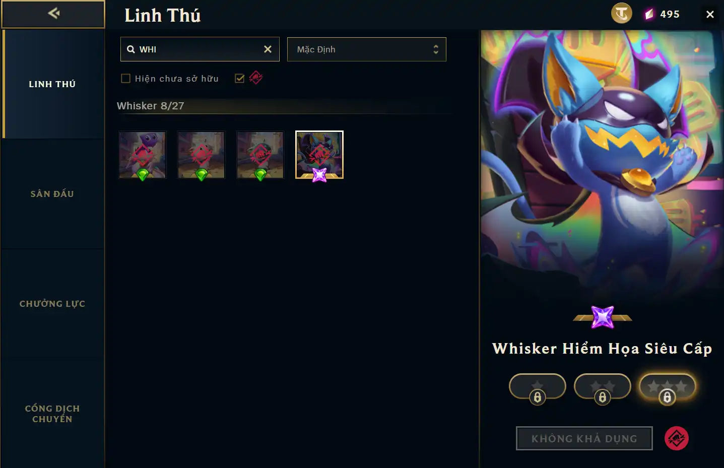 Ảnh YASUO LONG KIẾM TÍ NỊ, SIÊU PHẨM ZED TÍ NỊ, WHISKER HIỂM HỌA SIÊU CẤP, CHƯỞNG SÁT CHIÊU HOÀN HẢO VỆ BINH TINH TÚ... 339 SKIN LOL