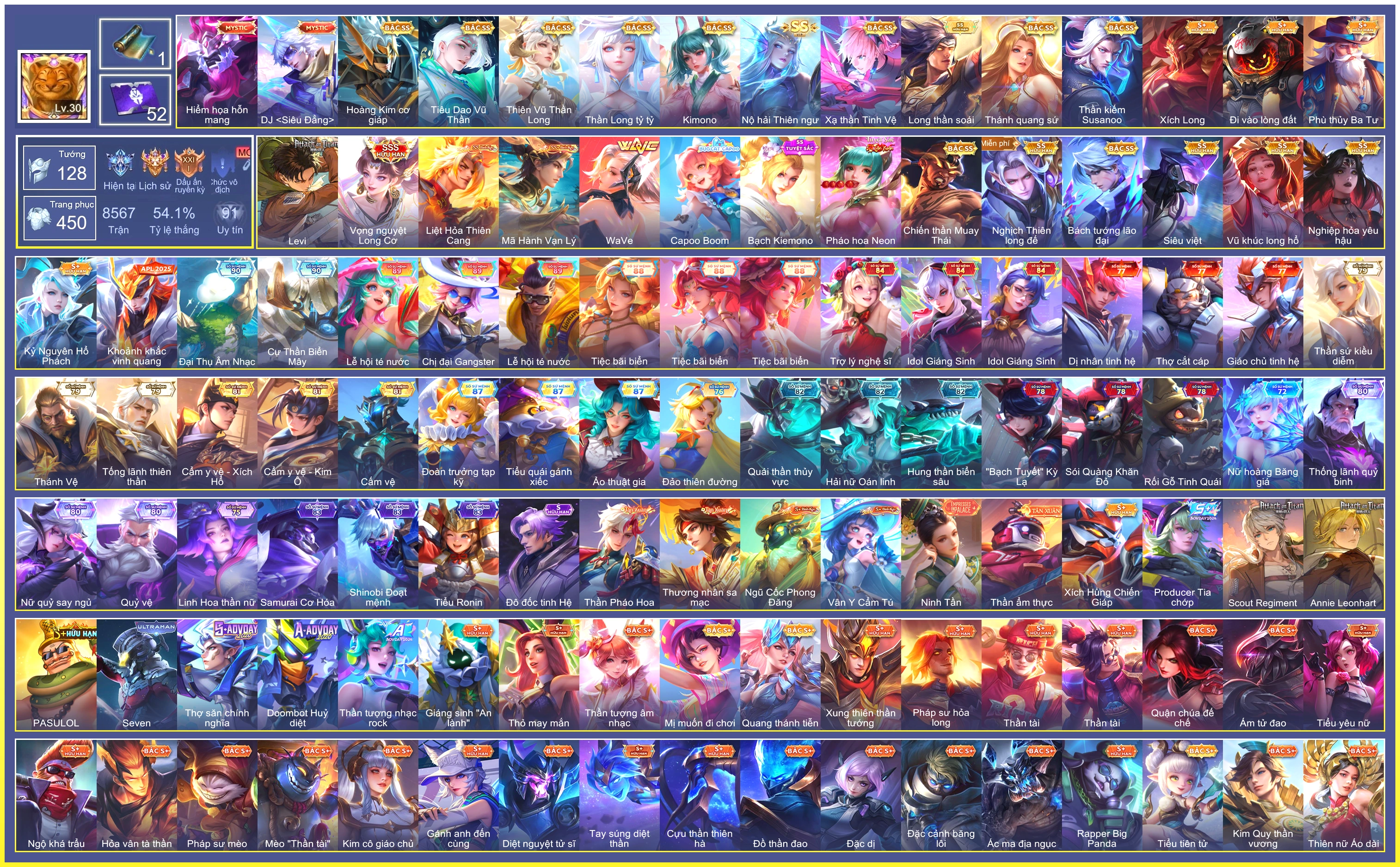 Violet Vọng nguyệt Long Cơ…