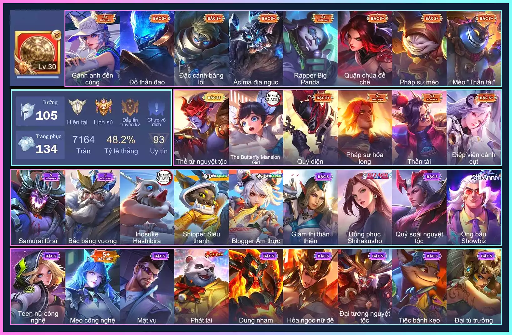 Yorn nguyệt tộc…Trắng thông tin